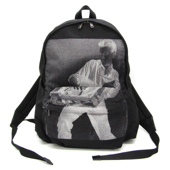 CELINE Black Leather Backpack - Picture 1 of 13